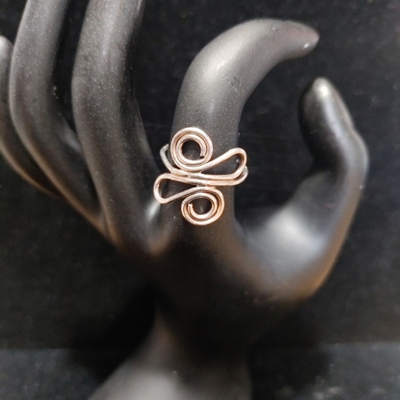 Boho SS 925 Whirls Rinh Size 7 - Picture 1 of 6